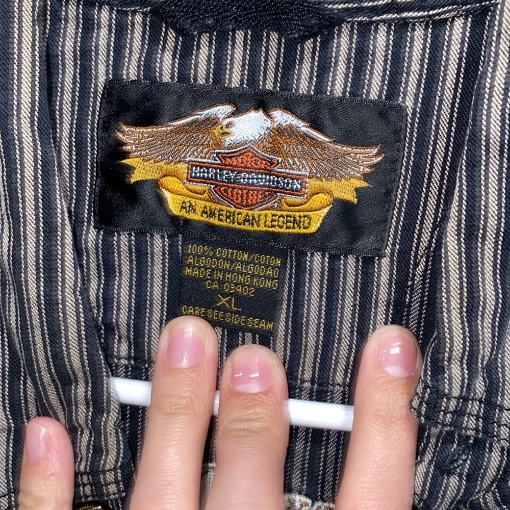 Harley Davidson Button Up - image 3